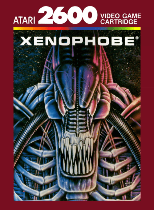 Xenophobe box art for Atari 2600